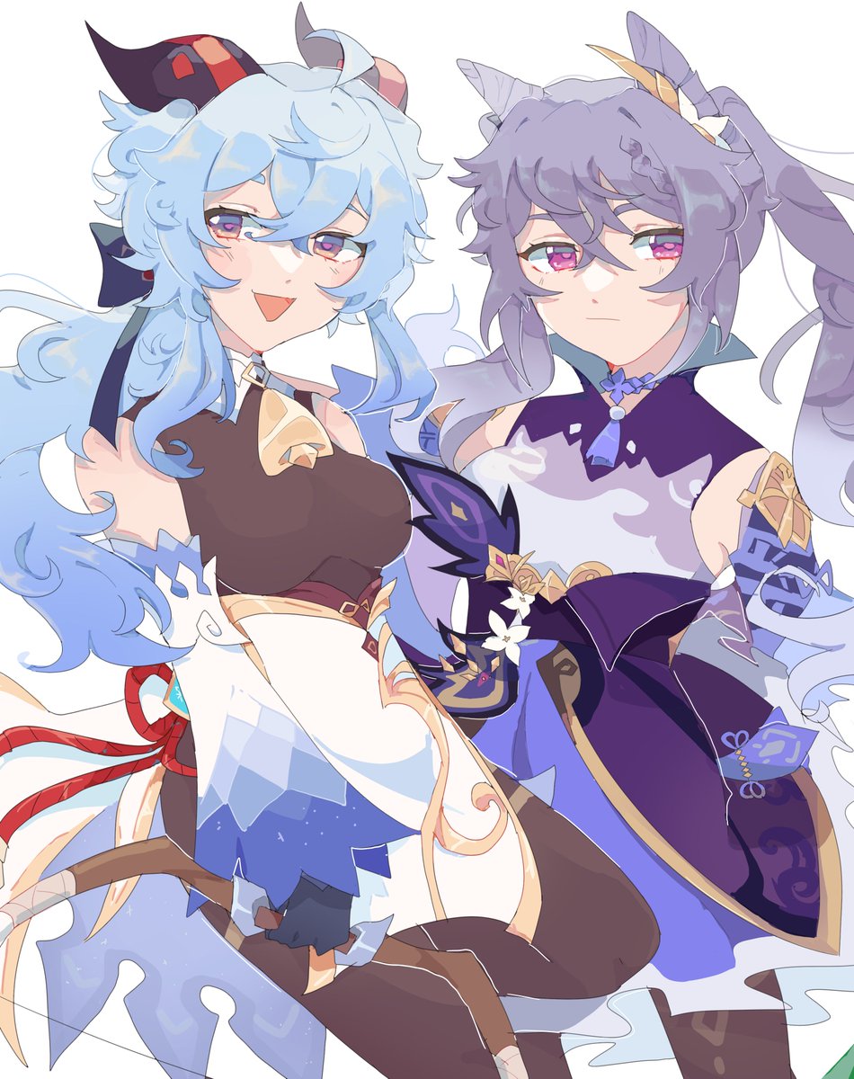 MfDisgusting's tweet image. #ganqing #GenshinImpact #原神 #ganyu #keqing 
ganqing gaming