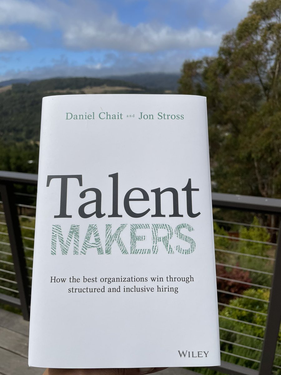 This gem arrived just in time for the long weekend 📖 At a time when companies are going to war for talent, @dhchait &amp;Jon Stross, co- founders <a href="/Greenhouse/">Greenhouse Software</a> share years of learning, data &amp; wisdom on how to win with structured &amp; inclusive hiring. Thanks Jon and Daniel!