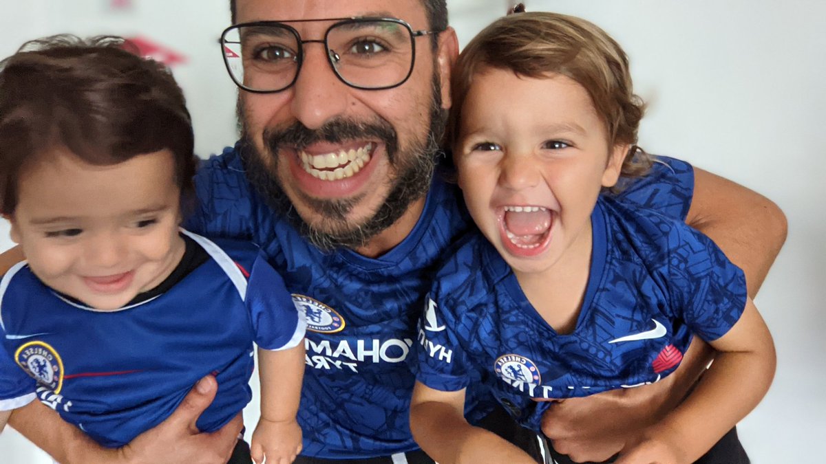 The Cohen men are ready #UCLFinal #ChelseaFC