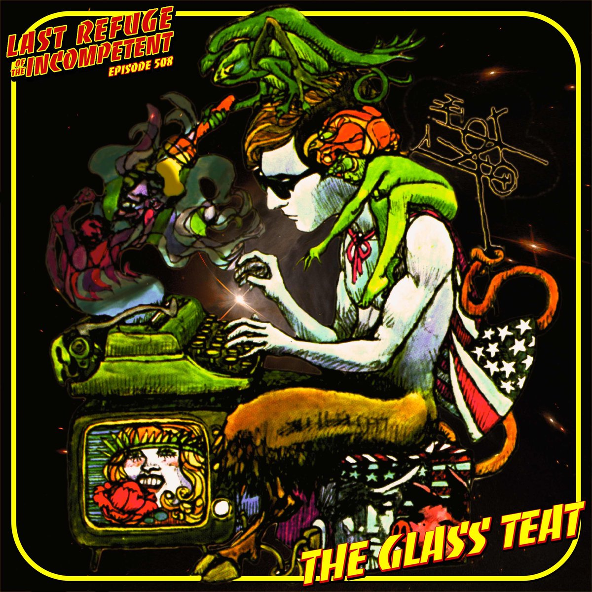LastRefugePod's tweet photo. Tonight! 6pm Pacific on @KCSB  We’re talking Harlan Ellison’s “The Glass Teat” with Oscar Nominated screenwriter and podcaster @joshuarolson MixCloud and Podcast versions up shortly after air! #theglassteat #harlanellison https://t.co/lxHfvpNcE4