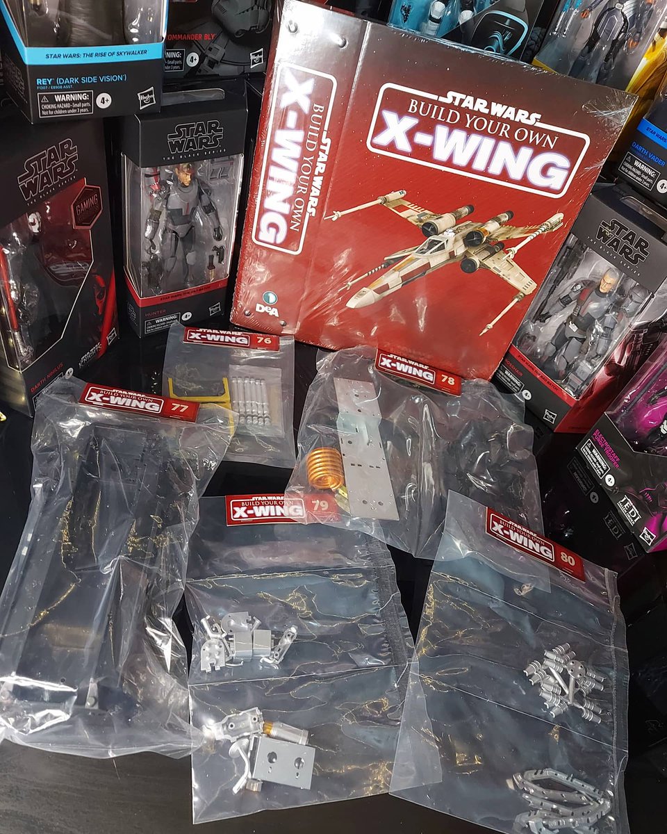 Eggmanstudiosig's tweet photo. We're getting there received issues 76-80 #starwars #buildyourown #xwing #starfighter from @DeAgostiniUK
#deagostini #lukeskywalker #modelmaker #modelkit #partwork #fanhome #agoramodels #eaglemoss #modelspace #disney @ukswcollector @UKToyCollector @FanthaTracks @U_V_Collector https://t.co/a8S1YPFIey