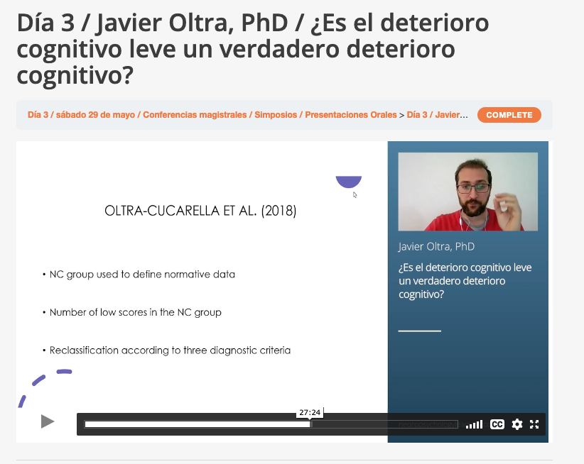 Siempre es una gozada escuchar a un gran amigo y mejor profesional e investigador, como es @oltrajav 
¡Pero da tanta información, que ya van 4 veces escuchándole y tomando notas frenéticamente para sacar todo el jugo a todo lo que sabe! 😅