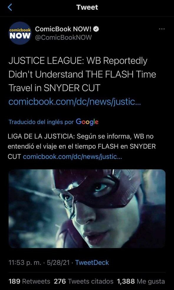 RemolinoH's tweet photo. @WarnerMedia What kind of apes run that department?  It cannot be that everyone understood, considered the scene epic and the best of the film and you did not.  I hope that, with the merger with Discovery, they take out all those incompetents. https://t.co/nSDDmGiYqg