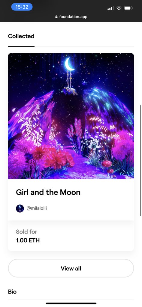 milalolli's tweet photo. I am officially sold on foundation and thank you @qrowhop for believing in me and my skills and collecting this beautiful piece! It looks so good in your gallery. New piece is coming soon so I’ll keep you all updated in the meantime 🥰❤️ thank you and thank you. https://t.co/YtdUI3Go5K