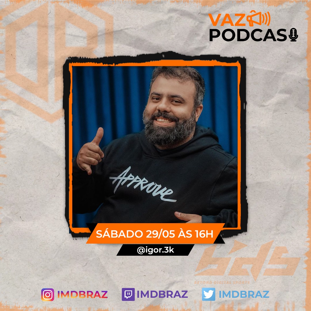 DaviFagundesss's tweet photo. Teremos o @igor_3k no nosso Vazô Podcast desse sábado!! 😝
Cola no meu canal da twitch dia 29/05 às 16h pra desenrolar com o brabo do @flowpdc
-
-
-
#podcast #igor3k #vazo #hype #live #twitch #dbraz #viajantes #stream #batepapo #flowpodcast #bds https://t.co/caFIxC7egH