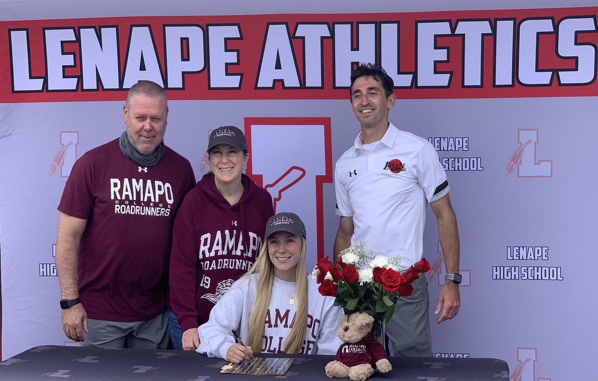 LenapeAthletics's tweet photo. Congratulations to Olivia Johnstone, as she has committed to pursue her second diploma as a student-athlete at @RamapoCollegeNJ! https://t.co/PwDB5MEWAF