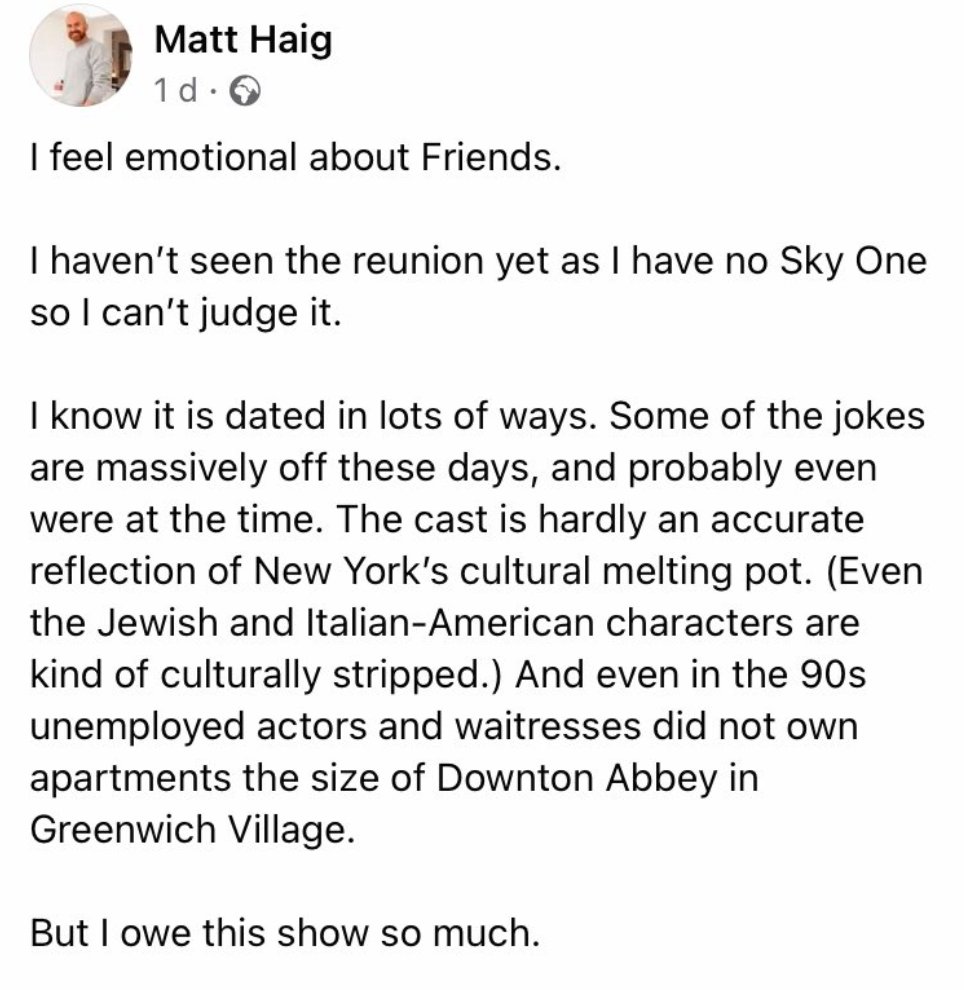 matthaig1's tweet photo. Wrote about Friends, agoraphobia, and magic beans. https://t.co/x7Dg39scjs