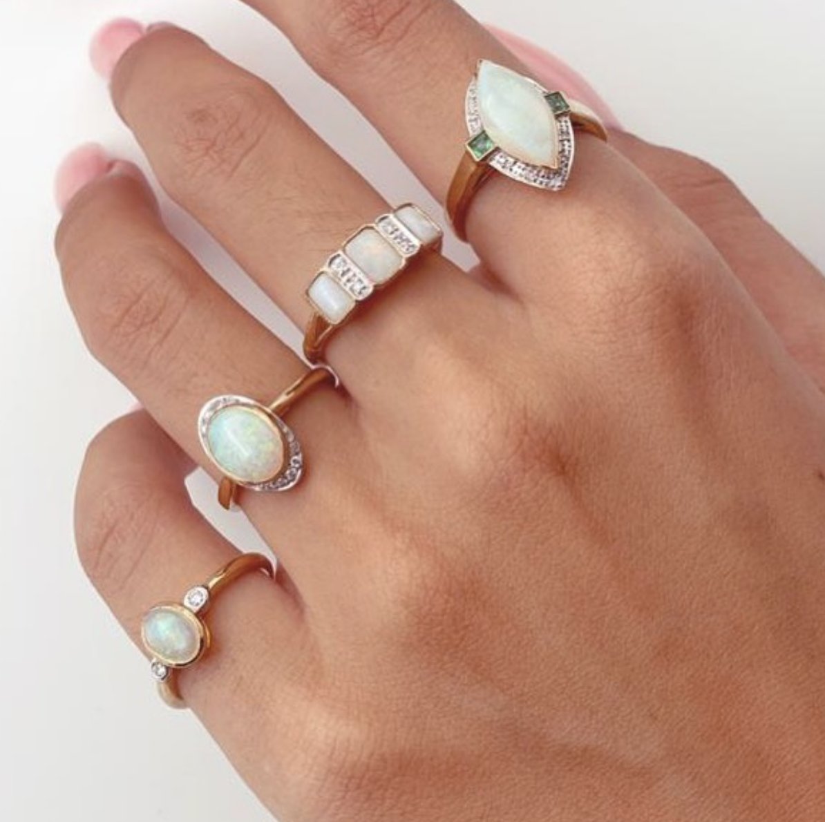 #opal and #diamond 9ct #gold #rings, from £350

thenorthcotejeweller.com

#jewellery #shopping on the #northcoteroad #london #sw11