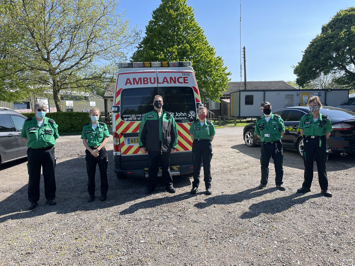 Out on duty in Detling in the sun. <a href="/stjohnambulance/">St John Ambulance England</a> #stjohnpeople @SJALondon_South <a href="/SJA_LASR_East/">LASR Kent District</a>