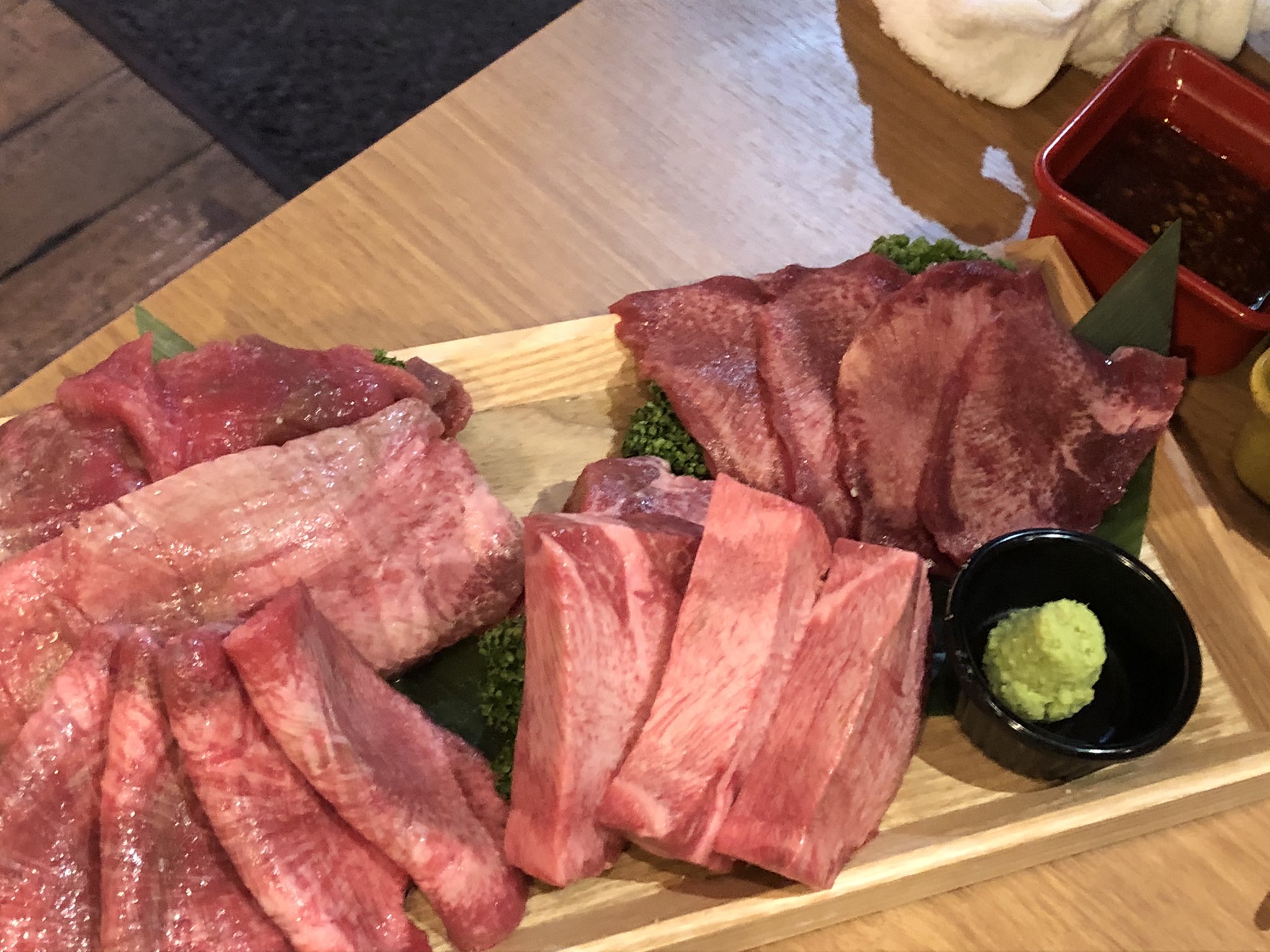 アヒャッポゥ 焼肉食べ放題に行ってカルビを一皿も頼まない日が来るとは思わなかった 厚切り牛タン食べ放題一心たん助 旦 Dan 有楽町 オススメです 肉自体がうますぎて最初に出てきたタレ2皿はほとんど使わなかった T Co Uxpkoogjqq Twitter