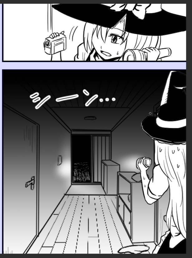 多分ここが屈指のホラーシーンになる。 