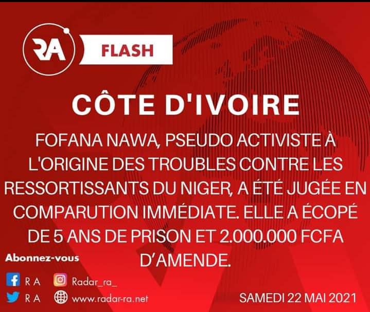 OneYounouss's tweet photo. 2.000.000 fcfa c'est peu. Et toutes ces victimes qui va les dédommager ? https://t.co/3HP7HimqNw