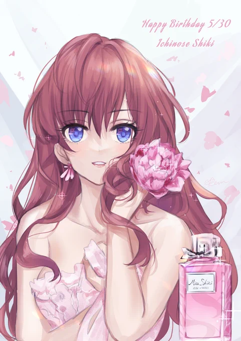 一ノ瀬志希さんお誕生日おめでとうございます!
Happy Birthday to Ichinose Shiki!
(Base on Miss Dior Rose N'Roses  AD)
#デレステ 
#一ノ瀬志希生誕祭2021 