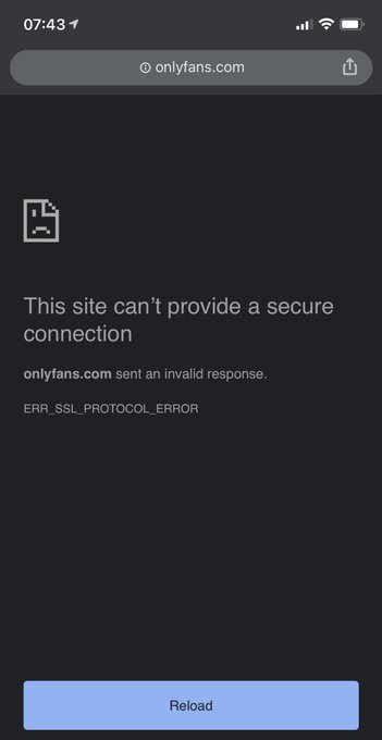 is OF down for anyone else >:( https://t.co/I9RUS3YT1k