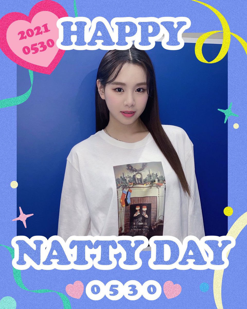 💌𝑯𝒂𝒑𝒑𝒚 𝑩𝒊𝒓𝒕𝒉𝒅𝒂𝒚 𝑵𝑨𝑻𝑻𝒀💌
트위니🧸 오늘은 우리 나띠의 20번째 생일이에요🎂🎉
바라만 봐도 행복해지는 나띠❣️
지금 이 순간, 세상에서 나띠가 가장 빛날 수 있도록 사랑을 가득 담아 축하해주세요 ( ⁎ᵕᴗᵕ⁎ )✨

#나띠 #NATTY #NT 
#HAPPYNATTYDAY
#HAPPYBIRTHDAY