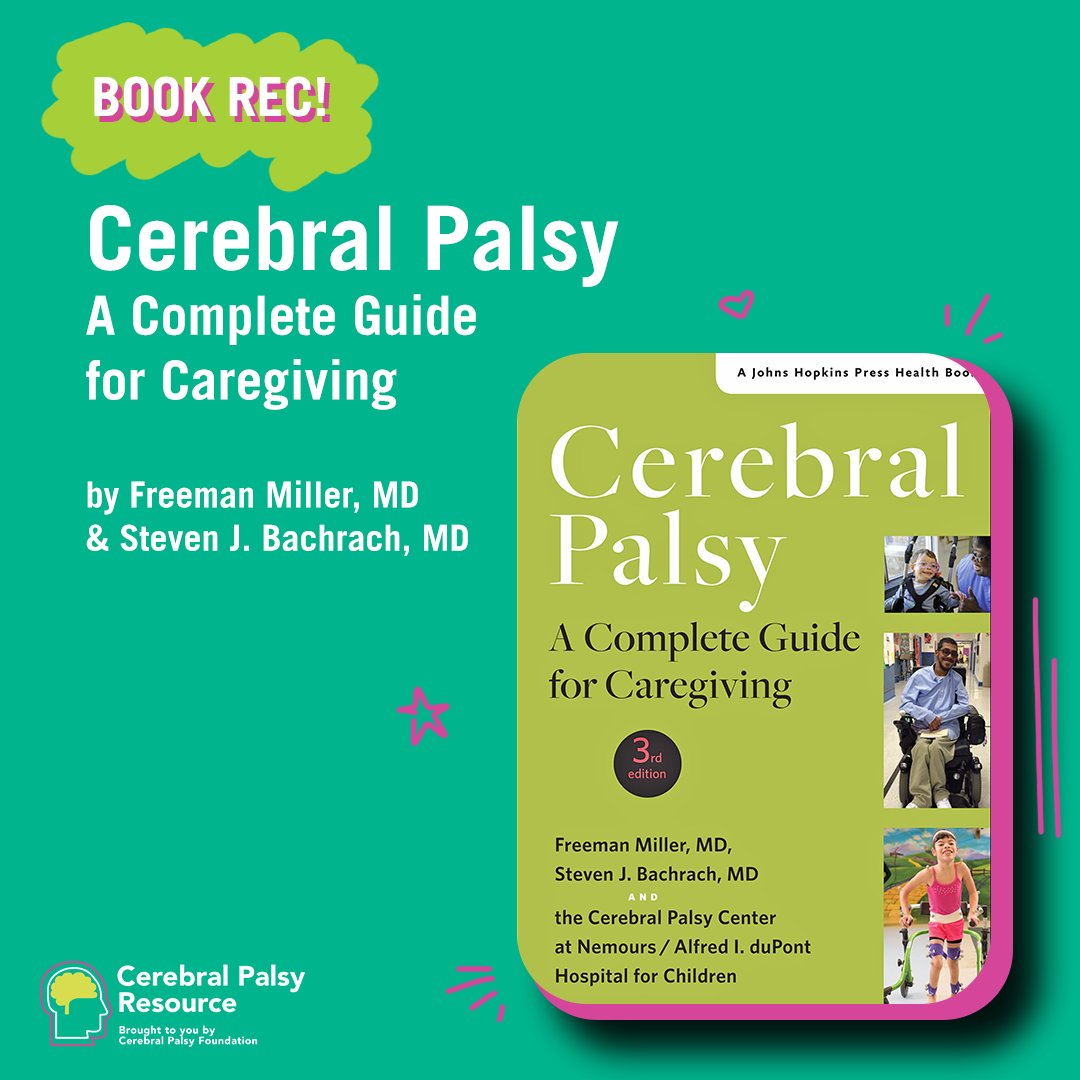 yourcpf's tweet image. Need something to read this #holidayweekend? Written by renowned CP specialists, Cerebral Palsy: A Complete Guide for Caregiving is perfect for new parents &amp;amp; written so you can read sections as needed!

More books coming soon to #CPResource- stay tuned 💕