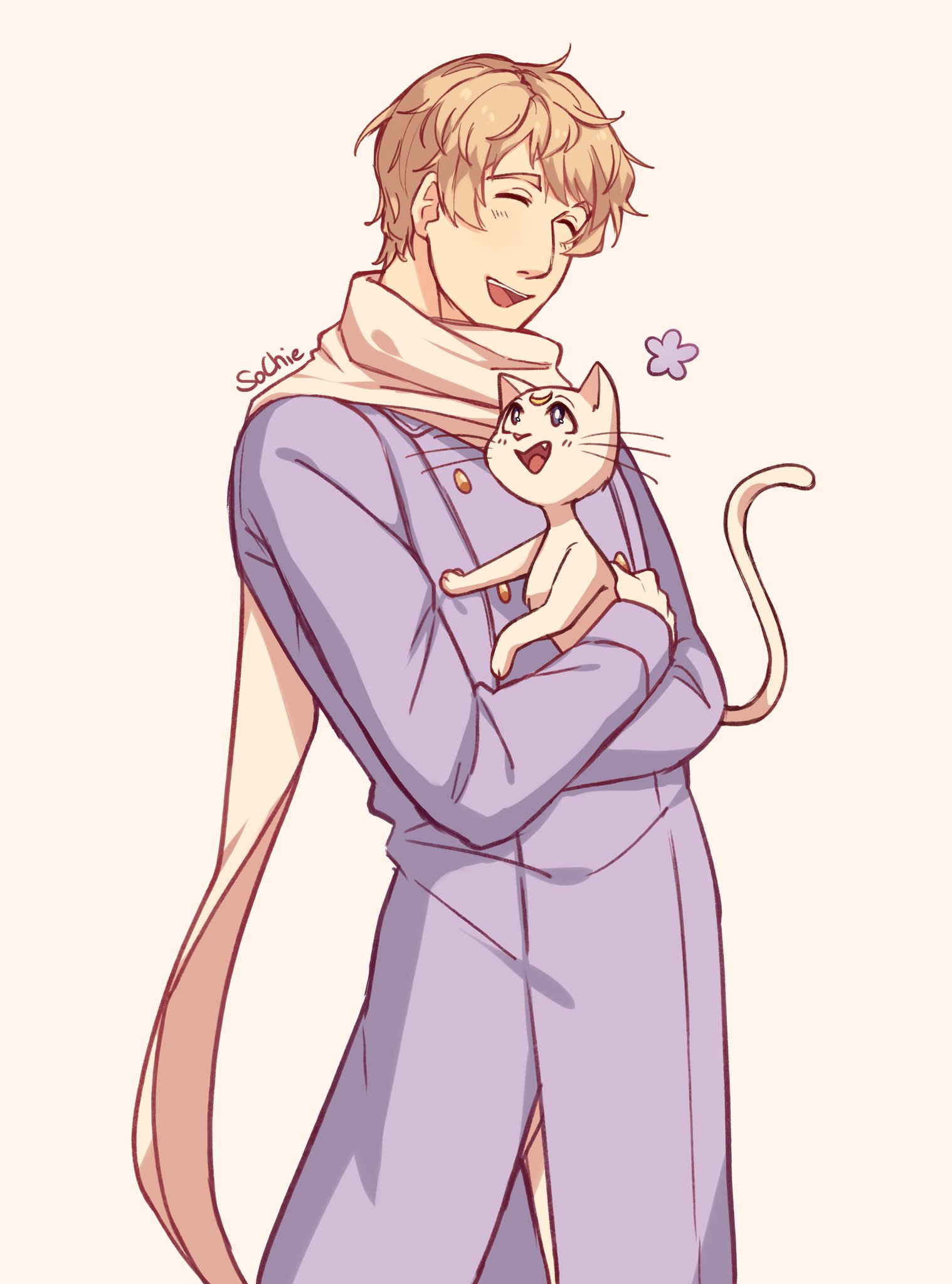 Sofia Both Of These Cuties Share The Same Wonderful Japanese Voice Actor Yasuhiro Takato I Wanted To Show My Appreciation With Something Wholesome Hetalia Sailormoon ヘタリア イヴァン ブラギンスキ セーラームーン アルテミス 高戸靖広
