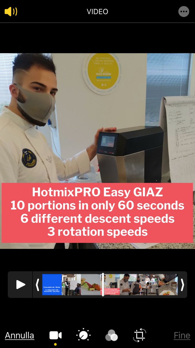 800g of Gelato in 60 seconds from frozen products, could you imagine it?