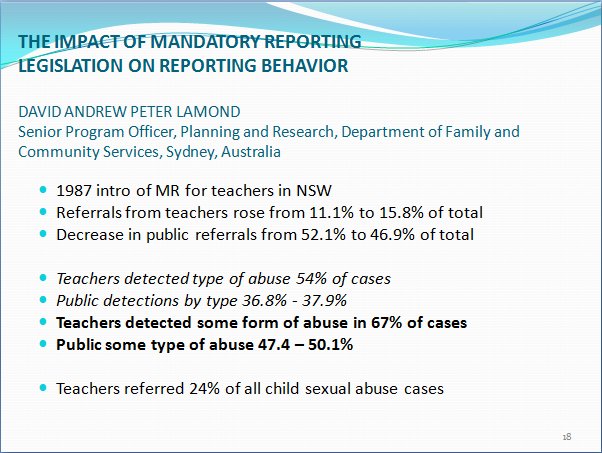 mandatenow's tweet photo. Here's an example of what happens when #MR is extended to #RegulatedActivity. This was from 1987, such data was omitted from the @ukhomeoffice #MR consultation. Lamond was then commissioned to mine the data. The abstract is attached and a summary of some of the findings. https://t.co/EltIunTOpy