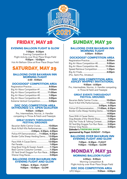 DogBowlFun's tweet photo. Come on out today for the Frankenmuth Dog Bowl! 🐶 For more details and information ➡ https://t.co/cbGyxP9uB4 https://t.co/BB9vaYfXQM