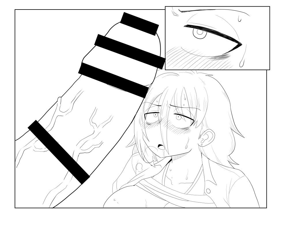 巨根に戦慄(興奮)する風夏 