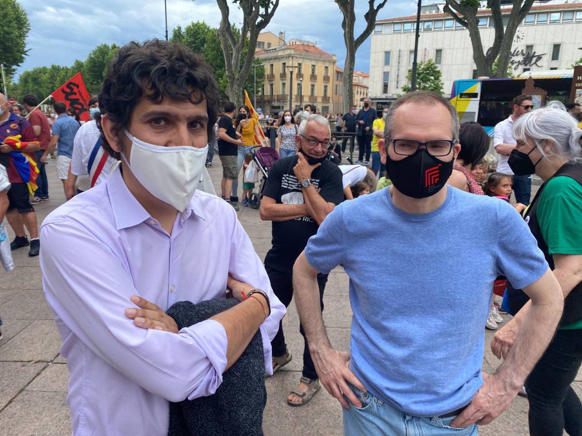 ❗️Som a Perpinyà en defensa del català, després de la sentència del Consell Constitucional francès contra la immersió lingüística.

📖 L’ensenyament en català és un dret i  l’estat francès té el deure de protegir la llengua.