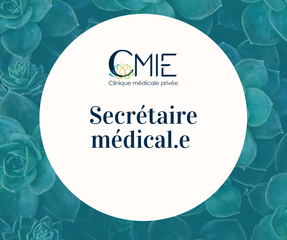 Le CMIE recrute pour ses cliniques de la rive-sud de Montréal. Candidatures ici: cmgauthier@clinique-cmie.com