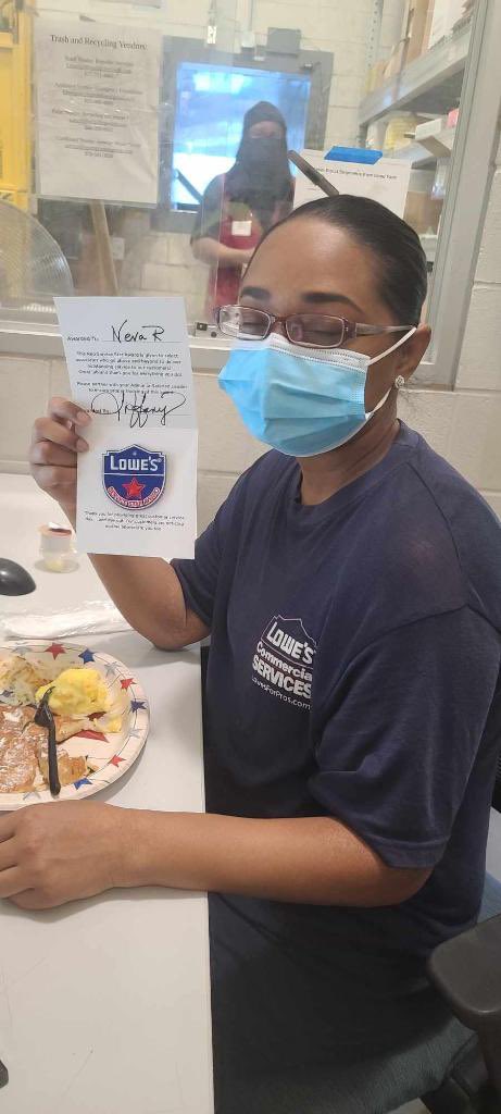 Pics of the Back End Breakfast Celebration at Lowe’s Store DC 3256 <a href="/LowesDMV/">Syncer Ingram</a> <a href="/BenitoKomadina/">Benito.Komadina@Lowes</a>