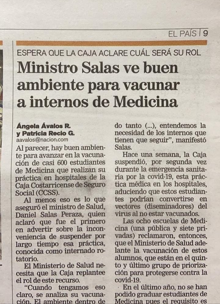 EnInternado's tweet photo. ¡Justo cuando pareciera que avanzamos hacia una solución para continuar con nuestra formación sigue la indecisión entre el @msaludcr y la @CCSSdeCostaRica! Esto demuestra que no podemos detenernos.
#QueVuelvanLosInternos
#InternadoEnMarcha https://t.co/3HQQgR1fx1