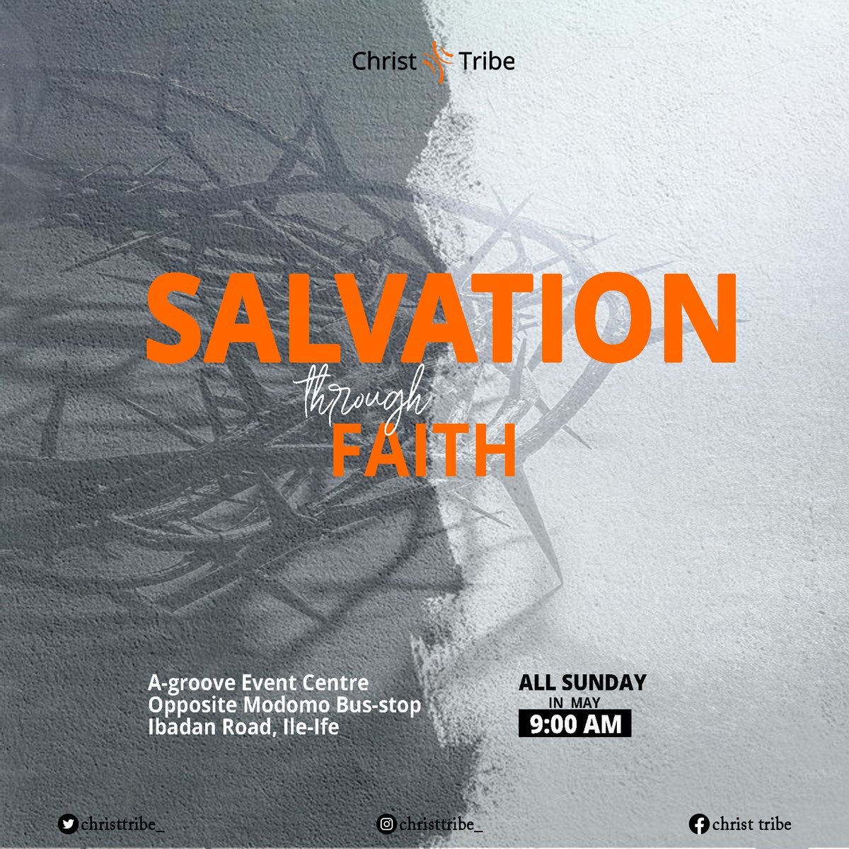 ChristTribe's tweet photo. Join us tomorrow as we round up the teaching on "Salvation through Faith"
Come with your biblesπ and your notes.
We look forward to seeing you!
#ChristTribe #salvationthroughfaith https://t.co/a0laGirnlC