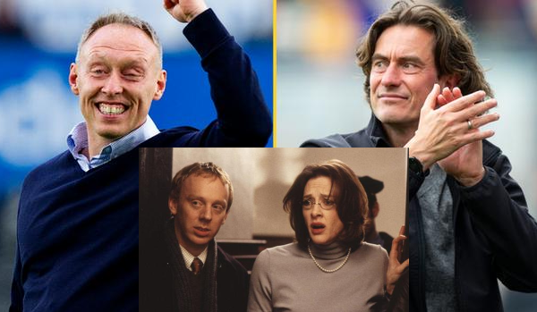 theLeedsMango's tweet photo. 18 years after starring together in School of Rock, Thomas Frank and Steve Cooper meet at Wembley to get promotion to the Premier League. https://t.co/KwZv4O0Xsu