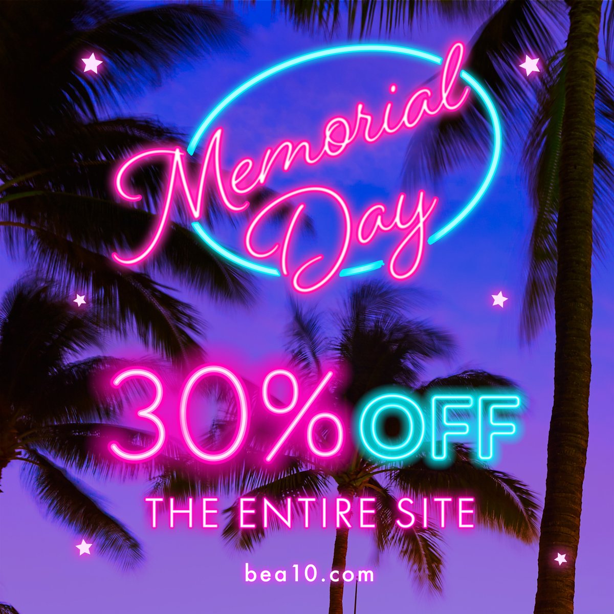 🇺🇸Memorial Day Sale🇺🇸Shop now and enjoy 30% OFF our entire site!! Yes our entire site 😍😍😍 bea10.com #sale #MemorialDay #MemorialDaySale #cosmetics #beautynews
