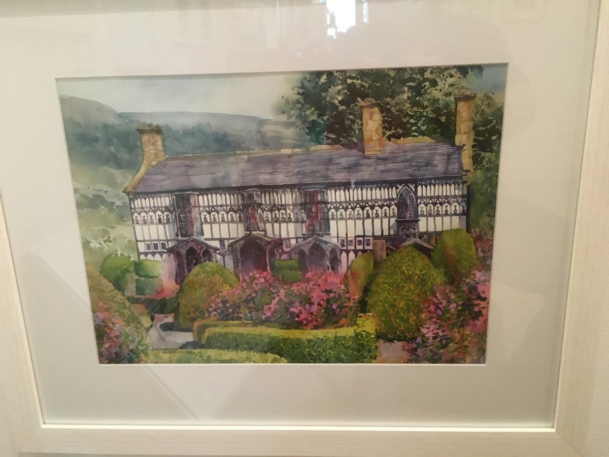 Beautiful original painting of Plas Newydd, by Andrew Jenkin here in the Centre. Why not come and see other fantastic art work here? Visit the gardens at Plas Newydd , with the tea rooms open every day from 10 am until 4 pm, you will be sure of a great time!