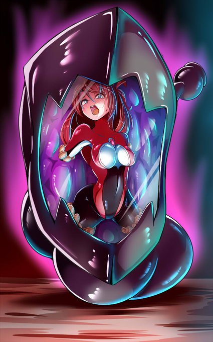 エーコ単体版とTCG差分を投稿。生体ユニット化されたウルトラヒロインはエネルギー効率が極めて高いらしく戦闘時に連れまわすワームもいるほどです 