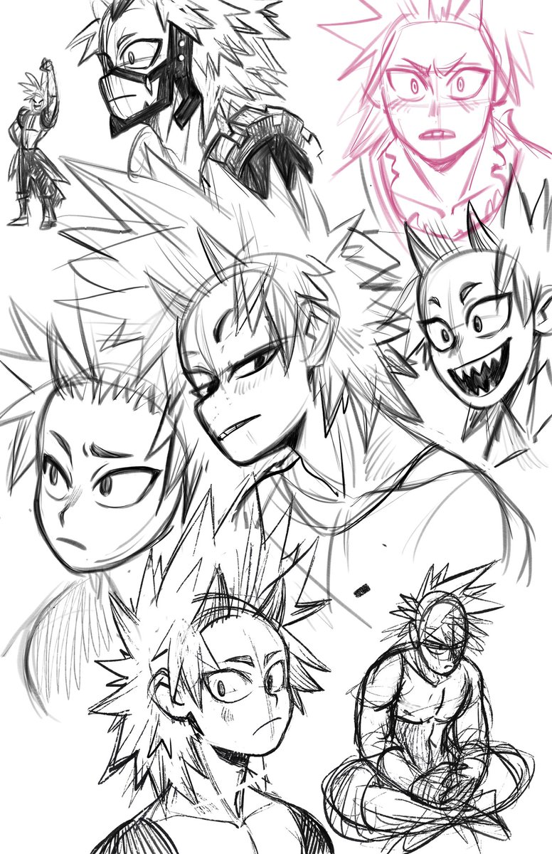Sketch dump. (Gunna spend the rest of my life learning how to draw him pretty) 