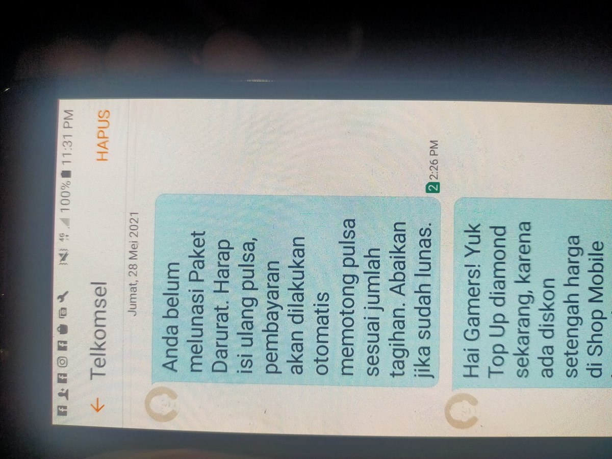 bojes_ID's tweet photo. @Telkomsel  maksudnya apa ya. knp ada paket darurat?.kapan saya makai?. no 082290420306 https://t.co/3uE74vnkB1