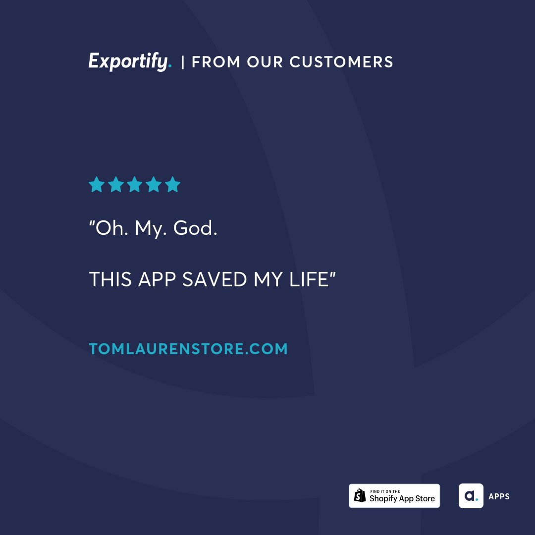 AbleSense's tweet image. Which to pick? Our customers have a lot of things they love about #Exportify! 

This review is a lot like our app: simple but very effective. 🤣🚀