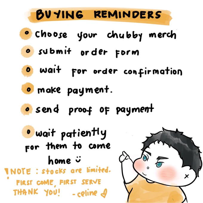 Chubby chibis are getting ready 🥺 
Mini shop opening at 5:00 pm (SGT) ✨🦉

P.S. SG only 🇸🇬

- For international orders, I can ship single orders (But i think it's quite price) or thru GOs? For GO organizers kindly message me! 😂 i will be needing your help huhu 😂

Thank you! 