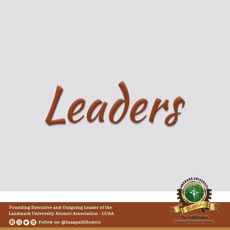luaapathfinders's tweet photo. The #FoundingLeaders and Outgoing Executives of the Landmark University Alumni Association - LUAA.

July 2014 - July 3rd, 2021
Cutting across leaders from the class of 2014 (Light Set), 2015 (Dynamic Set) and 2016 (Marvel Set).

#LUAA #Pathfinders #SLICE
#LandmarkUniversityAlumni https://t.co/0QiQHuJw23