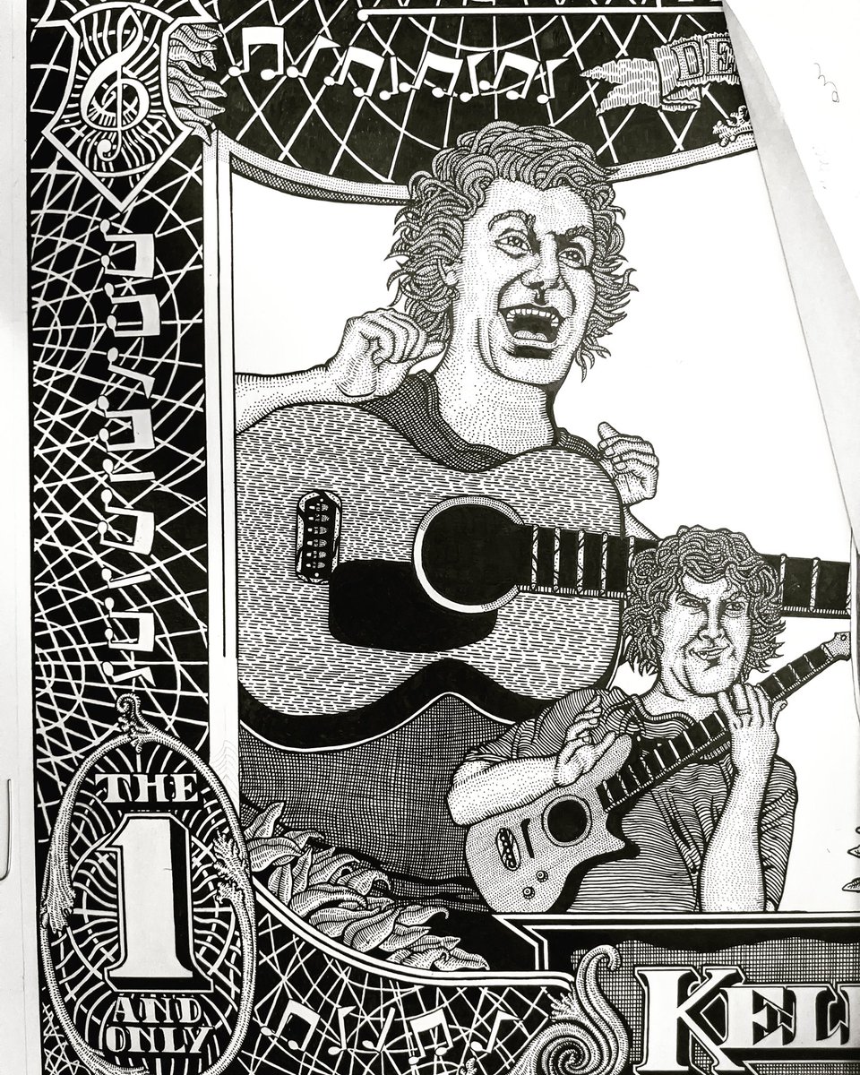 RexAVisionPhoto's tweet photo. Lil @KellerMusician art for ya! Dolla Dolla bill y'ahl! #ComicArt #artwork https://t.co/btwPfNKnFa