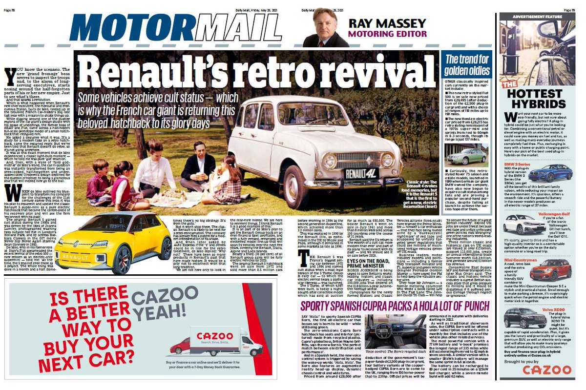 raymasseytweets's tweet photo. Save our classics! New @hcvauk campaign urges @10DowningStreet @BorisJohnson to support world-leading car sector.
@Nus_Ghani @grantshapps @KwasiKwarteng @PlanetGMA @StevenJNorris @lukemadden2 @Dunne4Ludlow @InfluenceComms @stuartdyble
#MotorMail https://t.co/6lVTOMkdGf https://t.co/y5iM1rz575