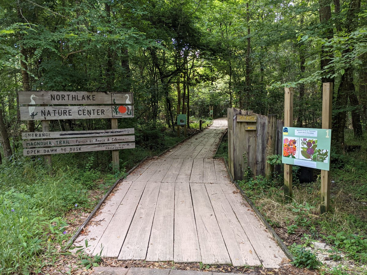 BookishMorgan's tweet photo. Beautiful day for kickin' off summer reading with a StoryWalk at a local nature trail! @storywalks @LetsMoveLibrary @sttammanylib #Libraries #LouisianaLibraries https://t.co/uSgYGsx9wP