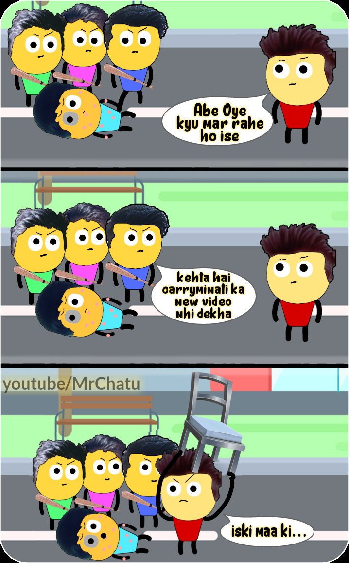 MrChatu's tweet photo. #carryminati https://t.co/iFQNI3hIuC