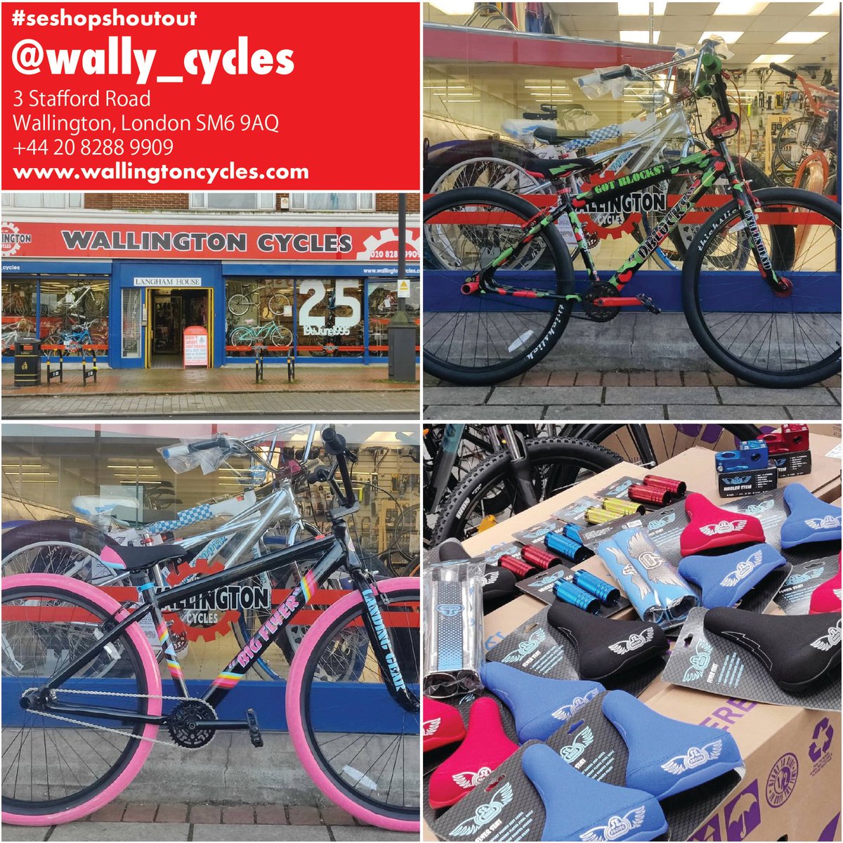 SE Bikes (@sebikes) on Twitter photo Riders near London, England, you know about <a href="/wally_cycles/">Wallington Cycles</a>, right? They’ve been down with SE Bikes for a long time. Stop by and tell them we sent you! Riders near London, England, you know about <a href="/wally_cycles/">Wallington Cycles</a>, right? They’ve been down with SE Bikes for a long time. Stop by and tell them we sent you!