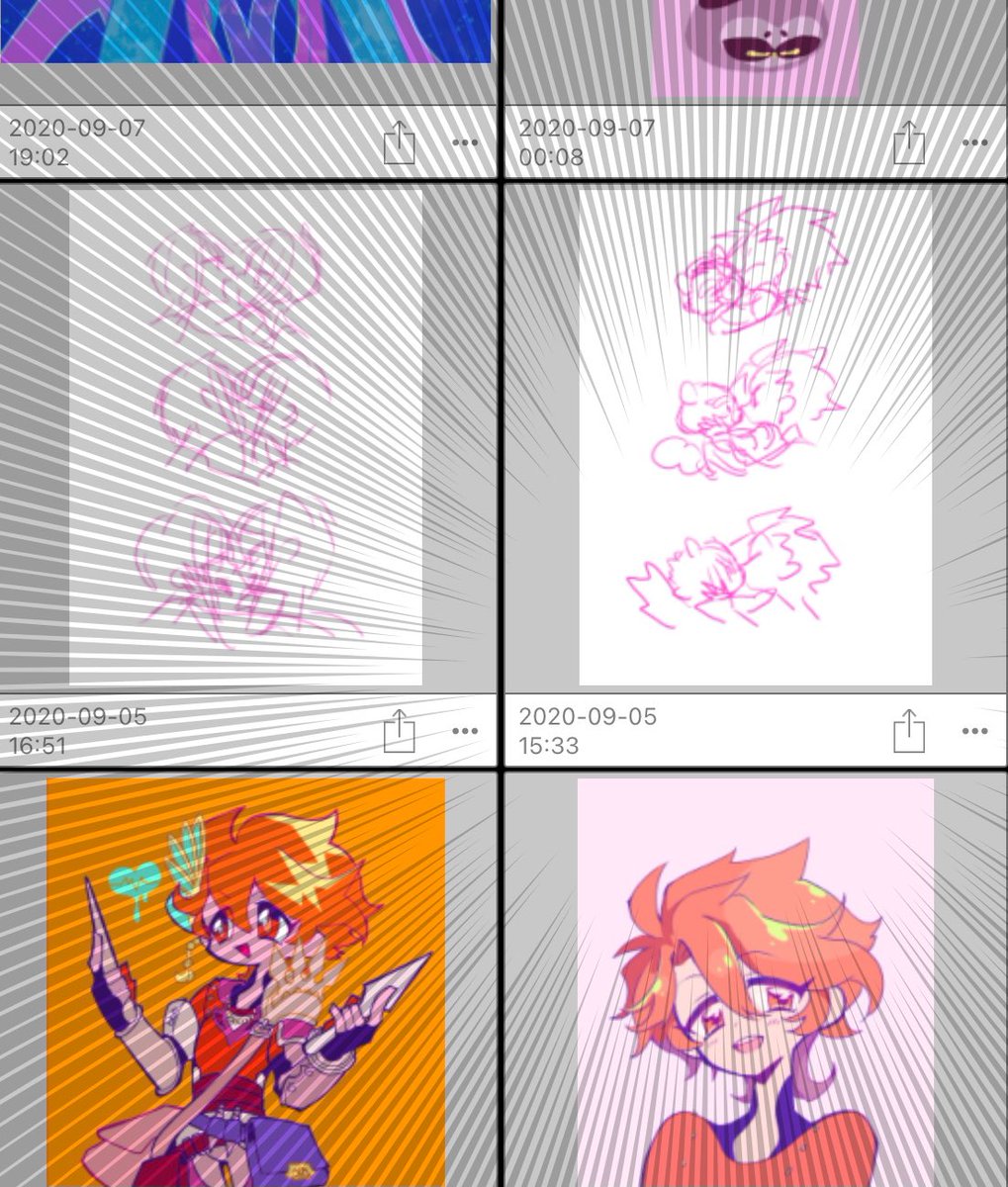 描こうと思った瞬間待って?!になって遡ったらほら!!だったんですよ
下書きだけしてあったやつ 今だろ!!って仕上げました 熟成 