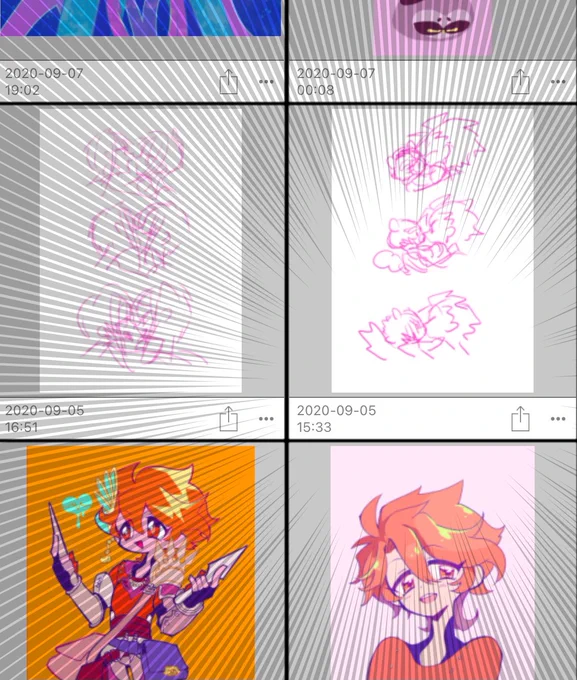 描こうと思った瞬間待って?!になって遡ったらほら!!だったんですよ
下書きだけしてあったやつ 今だろ!!って仕上げました 熟成 