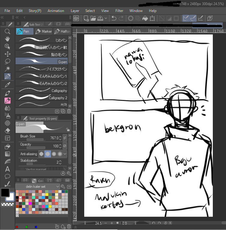 this is my step when working on a comic page (kinda)
#OC