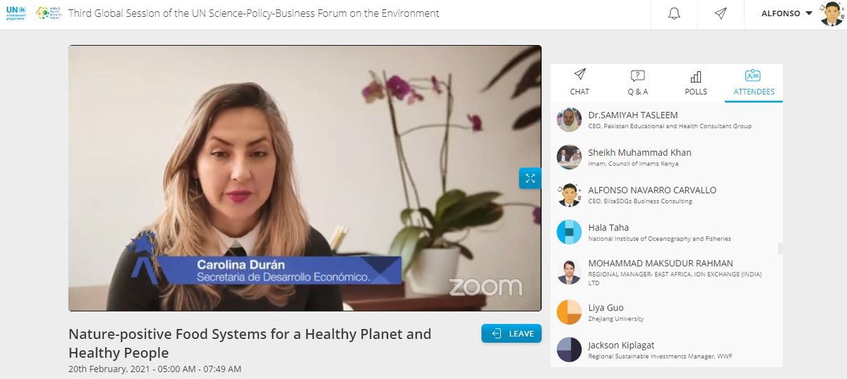 AlfonsoSDGs's tweet photo. #MariaCarolinaDuran
@UNEP
@unep_espanol
@GlobalGoalsUN
@UNESCO
#IntegratedSolutions
#ForNature
#UNSPBF2021
#UNEA5
#FoodSystems
#UNEPSPBF
#PeaceWithNature
#SciencePolicyBusiness
#BeatPlasticPollution
#MarineLitter
#GenerationRestoration
#EliteSDGs
#SDGs
#ODS
#ESDfor2030
#EDS https://t.co/MBbW3FY4at