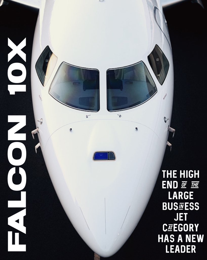 Automovil3's tweet photo. Dassault Falcon Falcon 10 X 
Large Cabin Business Jet Category has a New Leader 

#dassault #dassaultfalcon #falcon #falcon10x #aviation #aviationlovers #aviationworld #privatejet #privatejets #luxurylifestyle #luxurytravel #aviationdaily #aviationgeek https://t.co/SGSkVeFd0H