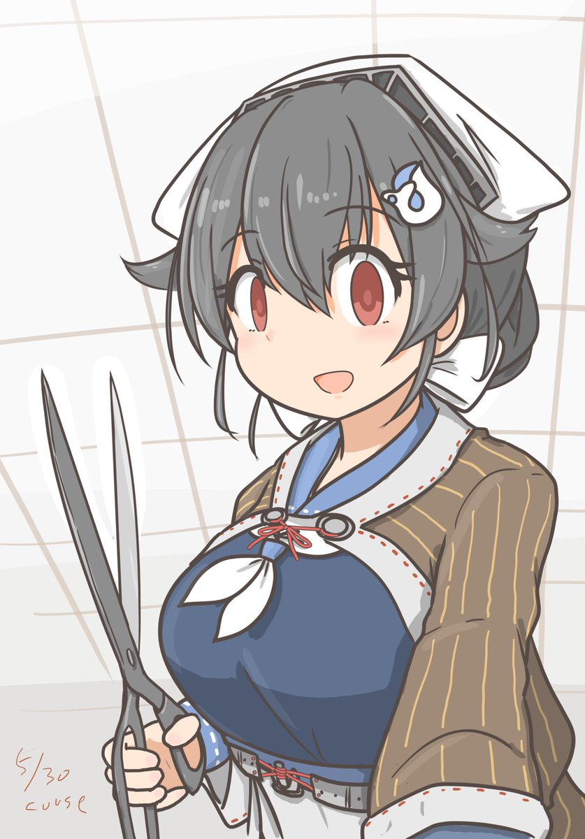 艦これ「迅鯨ちゃんを描きました🥰🥰🥰
#艦これ 」|curse @🍈委託中のイラスト